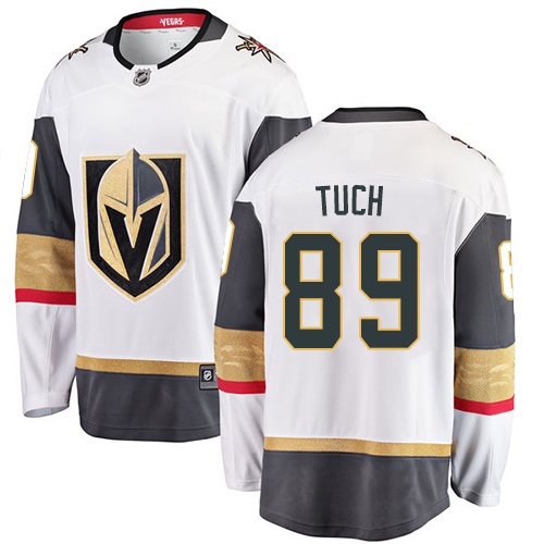 Youth Vegas Golden Knights #89 Tuch Fanatics Branded Breakaway Home White Adidas NHL Jersey->more nhl jerseys->NHL Jersey